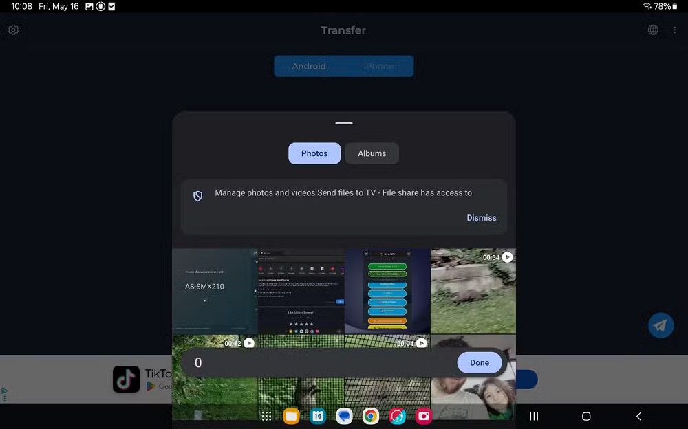 Send Files to TV